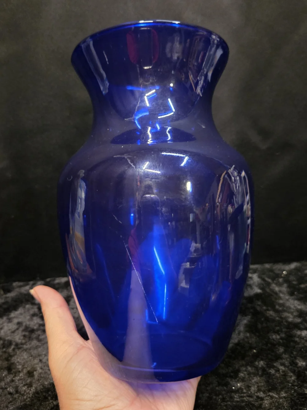 VINTAGE INDIANA GLASS Cobalt Blue  8